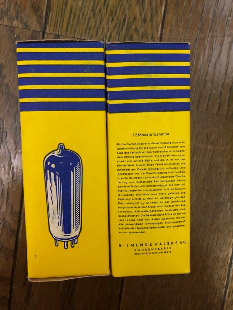 M*u様 SIEMENS C3g 真空管 2個セット箱付き未開封