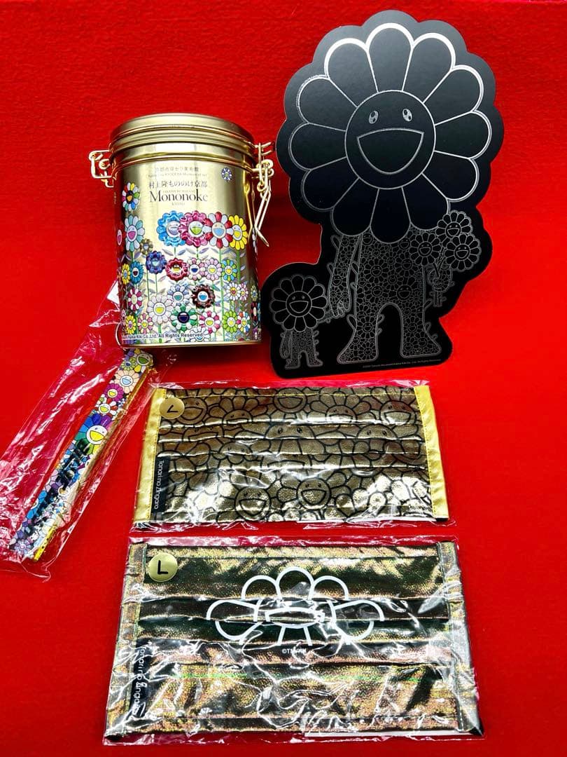 村上隆カイカイキキカードフェスタ限定記念タオルとショッパーその他セット