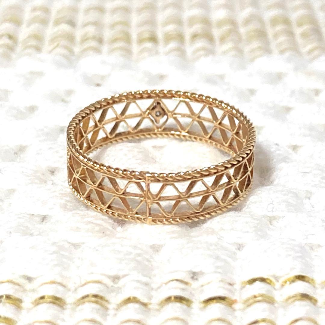 K*E様 Enasoluna エナソルーナ 透かし メッシュK10 リング 10