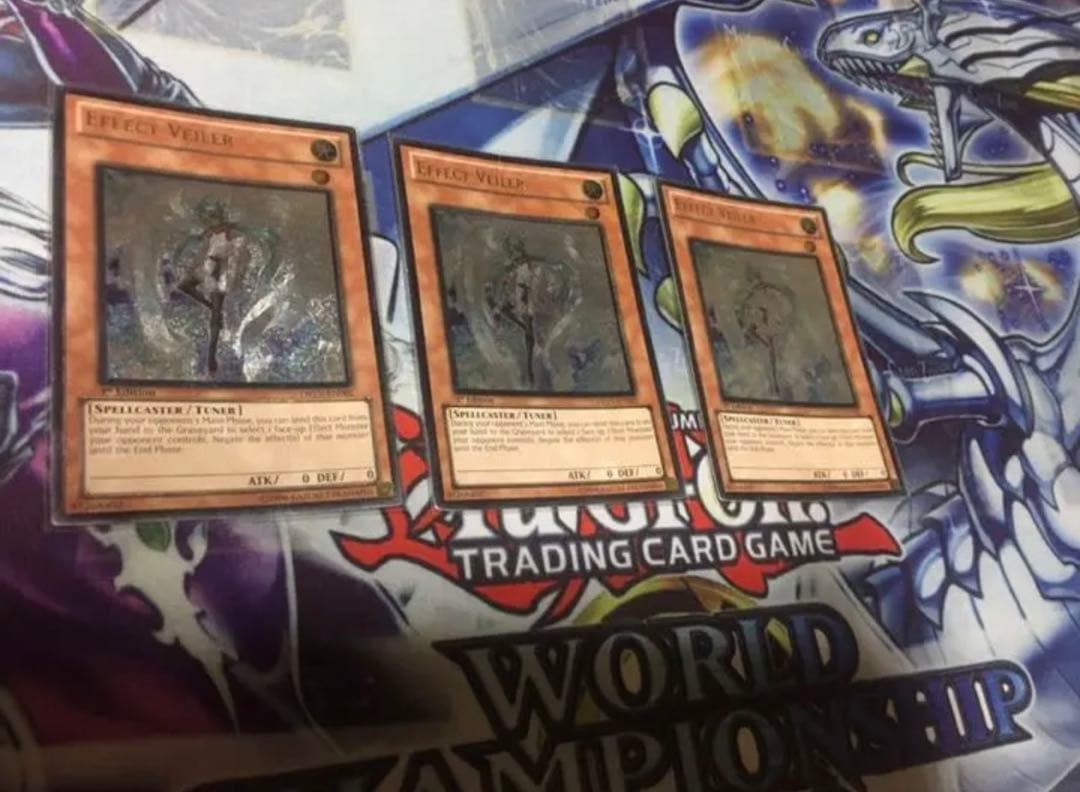 最安値　遊戯王 エフェクトヴェーラー　英語 1st レリーフ　3枚セット