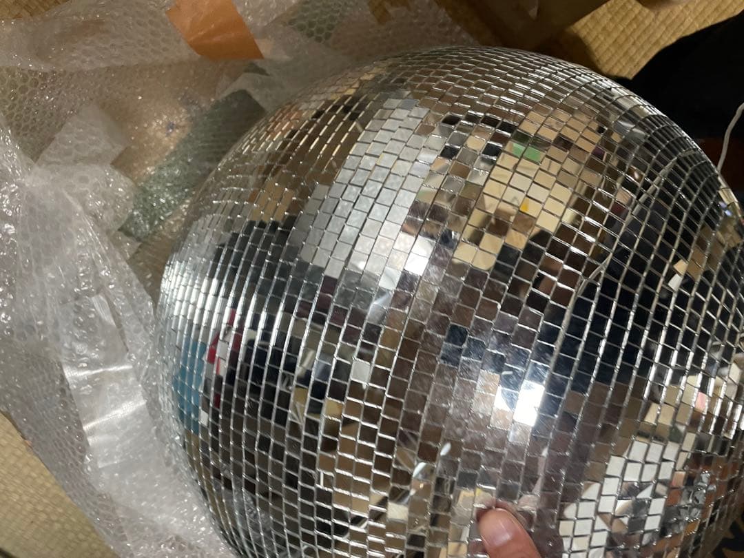 「直径50cm 大型 ミラーボール ディスコボール 吊り下げ」