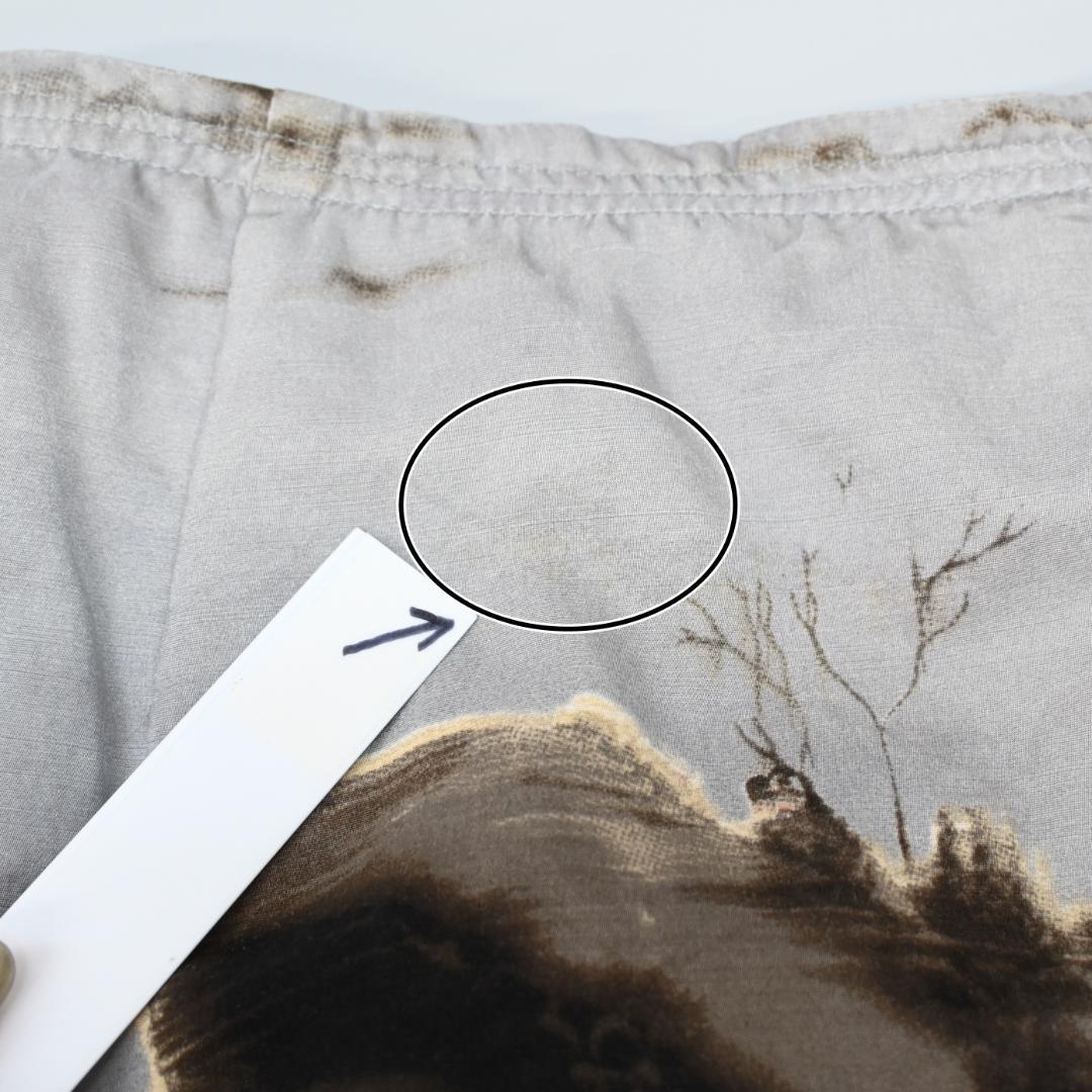 ■ 46242★夏 PRADA プラダ スカート グレー 風景柄 38