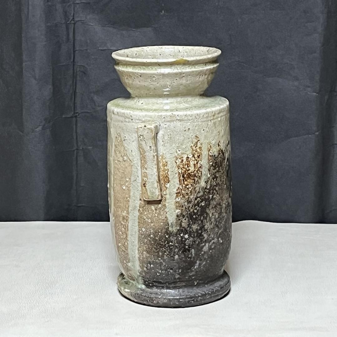 信楽焼 古来窯 四代 上田直方 花入 識箱 茶道具 【k3506】