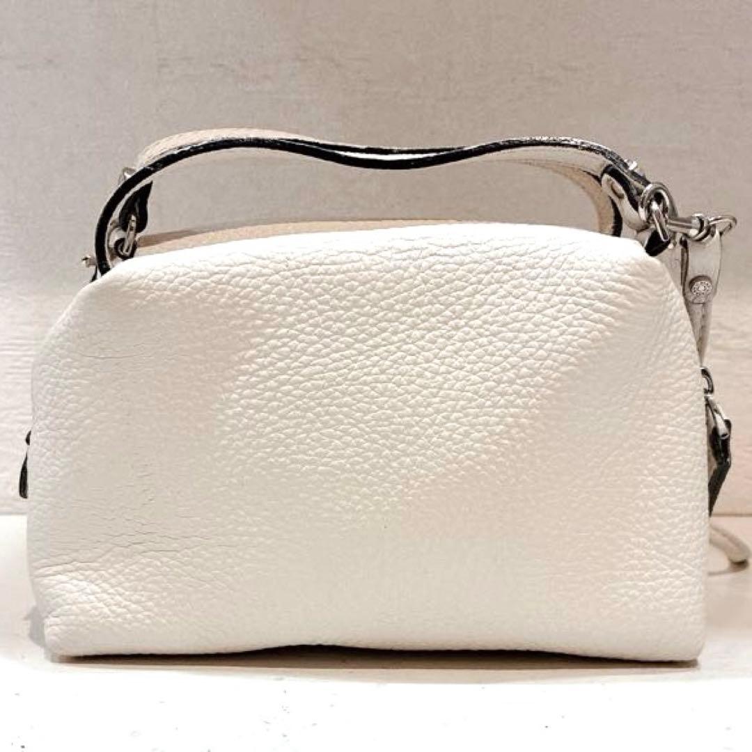 【美品】GIANNI CHIARINI アリファ S ショルダーバッグ　ホワイト