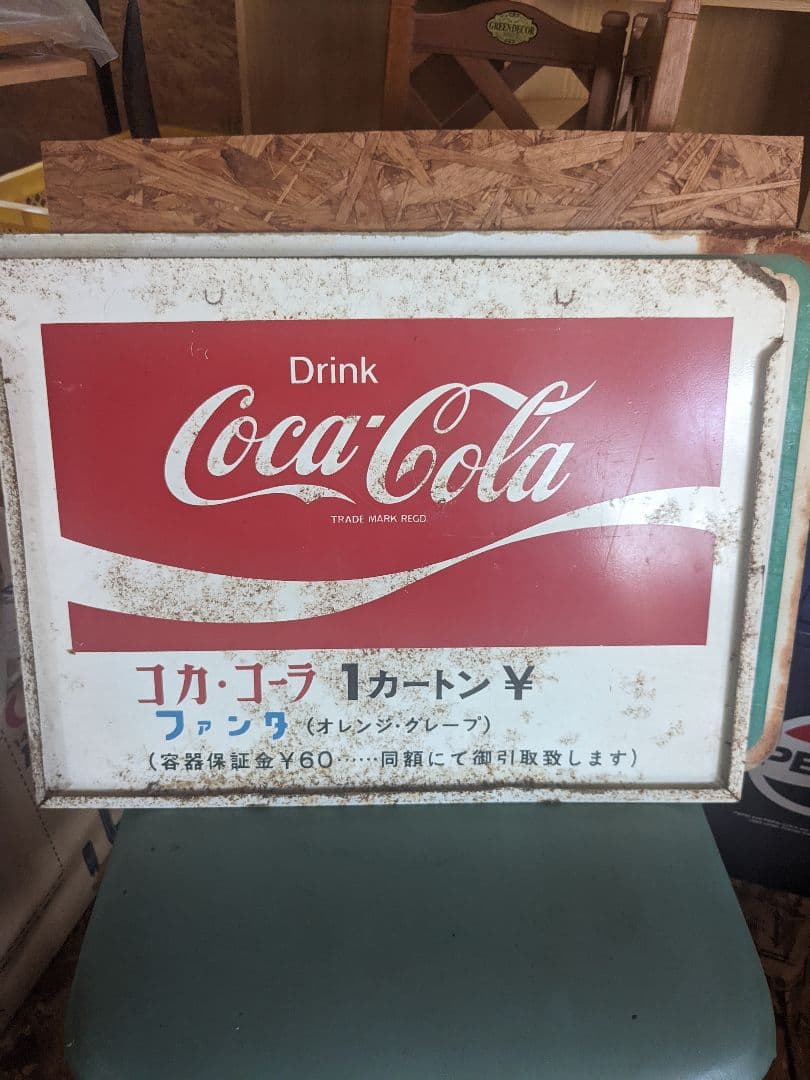 コカコーラ販促カンバン