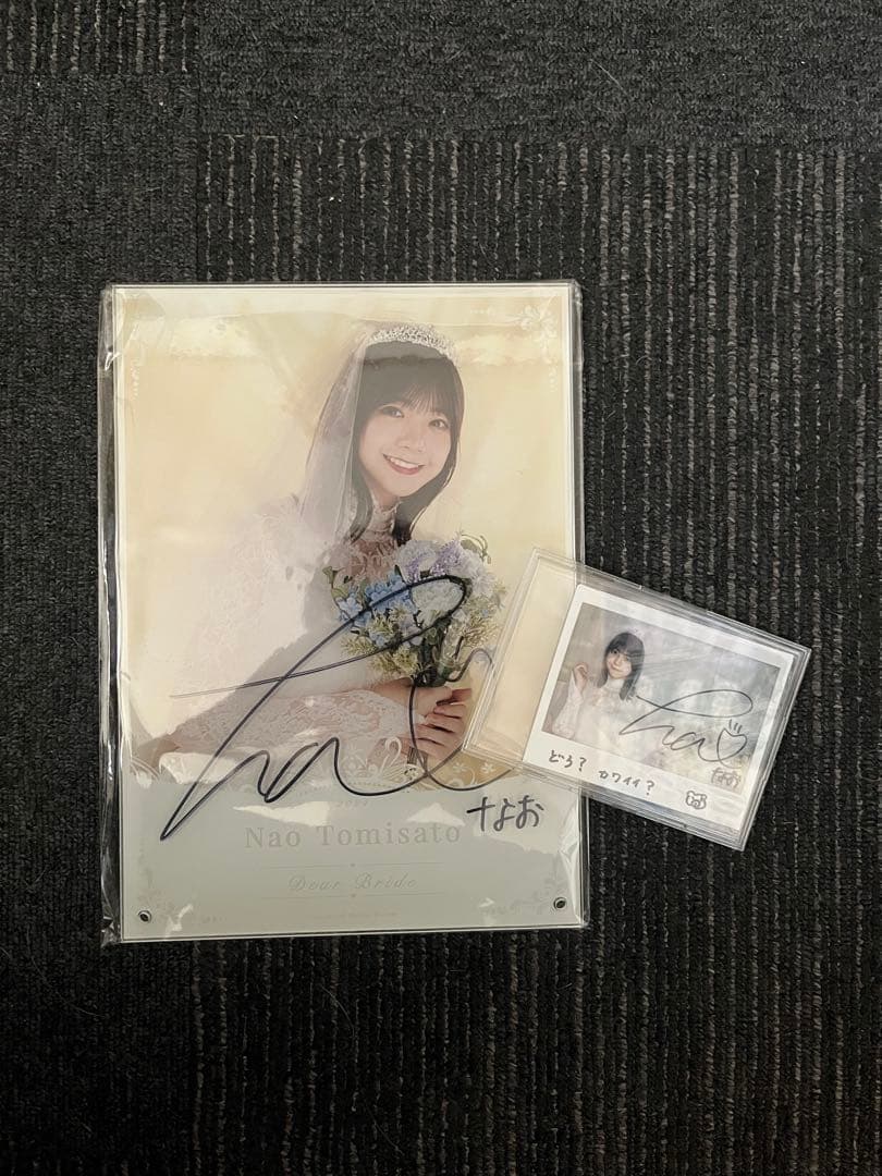 やまちゃん　冨里奈央　乃木フェス　直筆サイン入りチェキ