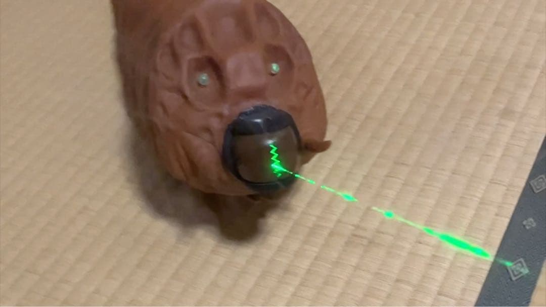 糸光線+全動作+左右後進+眼変色、東京マルイモスラ改2.0