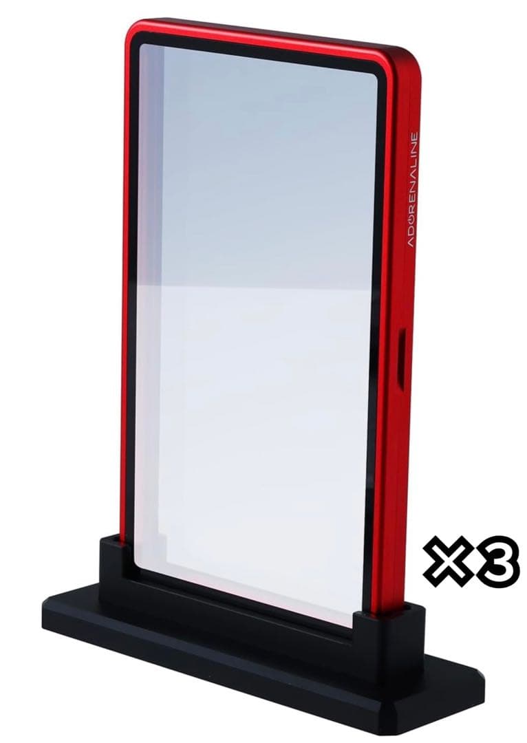 PSA 鑑定品 保護ケース レッド×3set +専用スタンド×3set