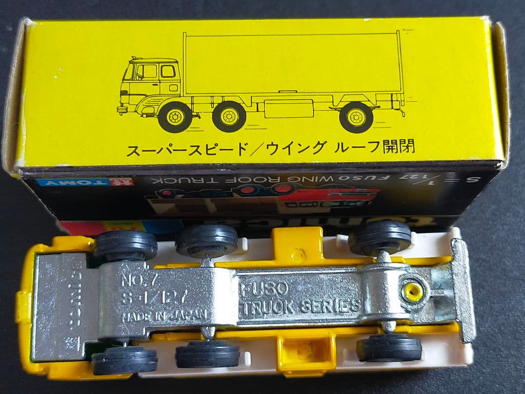 試作品 配布品 ウィング ルーフ トラック DUNLOP 日本製 黒箱 トミカ