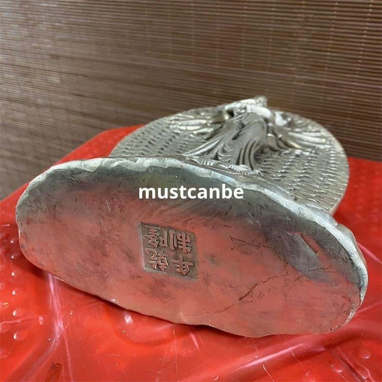 銅器 千手観音仏像 家内 仏堂に金属細工 置物