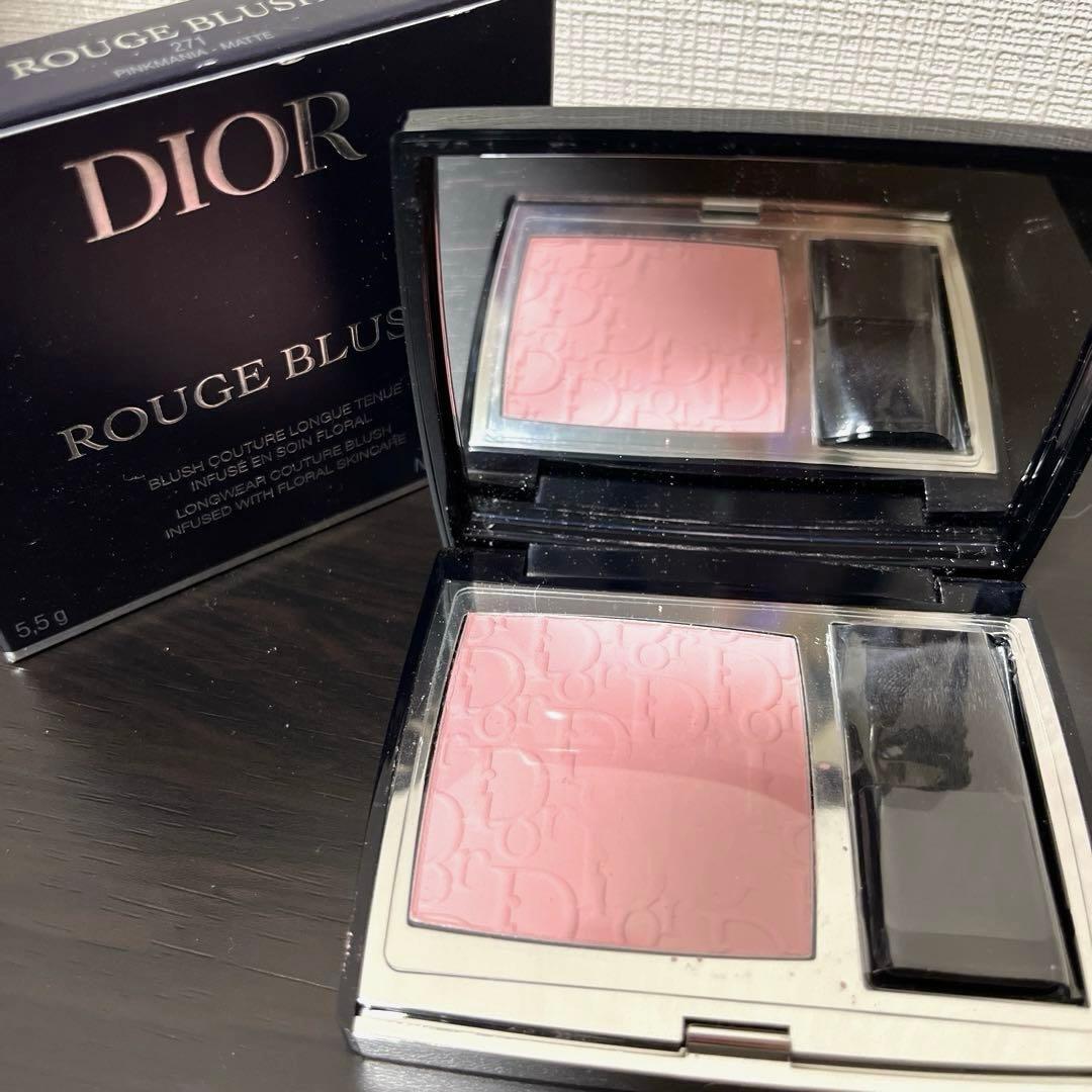 【2,3回使用】Dior ルージュブラッシュ 271 ピンクマニア