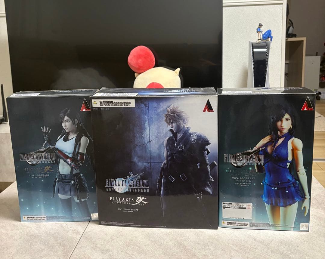 プレイアーツ改 ファイナルファンタジーVII フィギュア3体セット