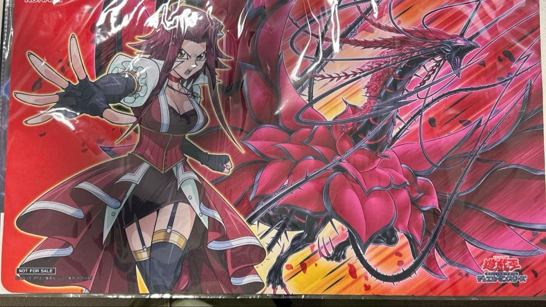 十六夜アキ　ブランブルローズドラゴン　プレイマット　プレマ　ブラックローズ