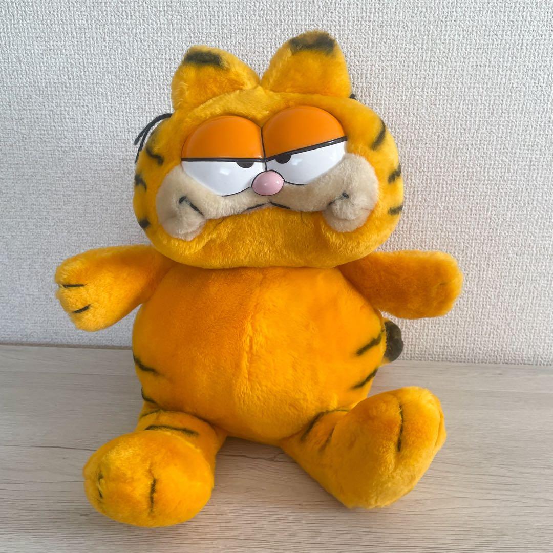 【期間限定バラ売★激レア★】ガーフィールド 大きめ　ぬいぐるみ