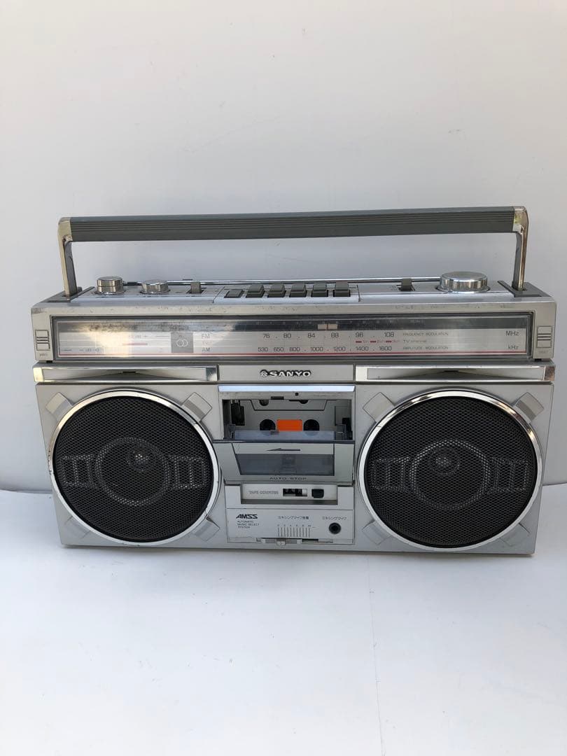 サンヨーMR-X1 ステレオ ラジオカセットレコーダー 動作訳あり(D162)