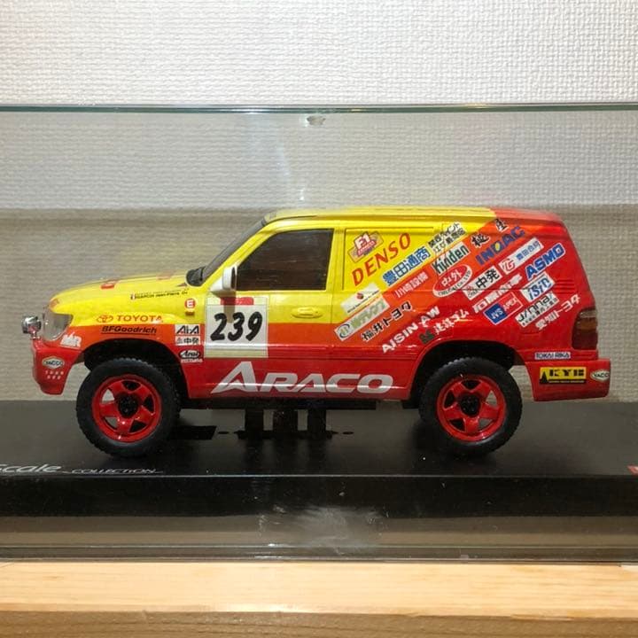 京商 トヨタ ランドクルーザー100 パリダカールラリー オートスケール