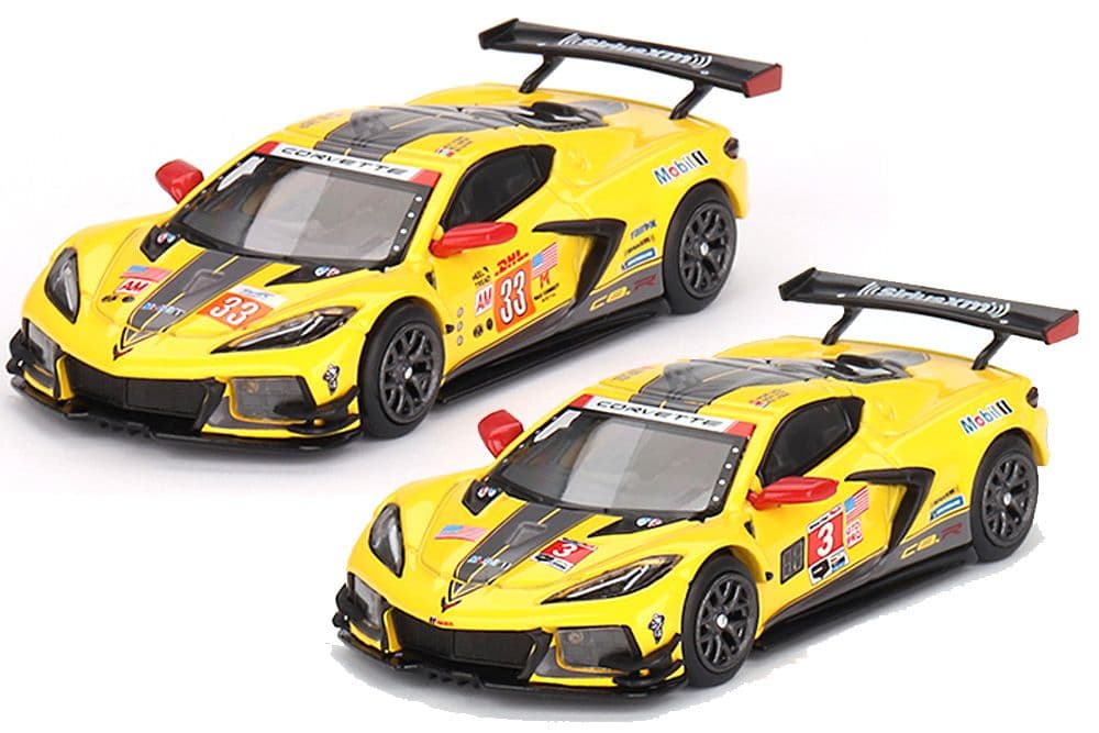 MINI GT Corvette Racing C8.R トレーラーセット