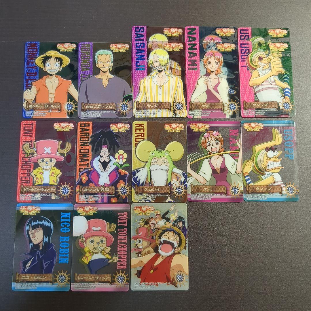 ワンピース オマツリ男爵と秘密の島 クリアカード まとめ売り