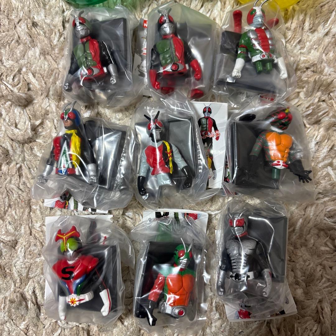 新品 HG仮面ライダー20　栄光の9人ライダー編 全9種 & ブラック3種