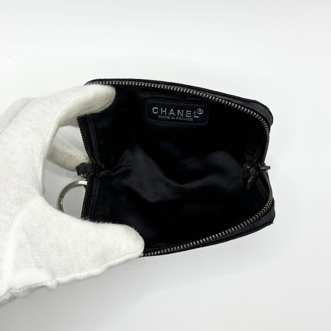 ✨希少✨CHANEL ケース　ミニポーチ　ニュートラベル　ココマーク　黒色
