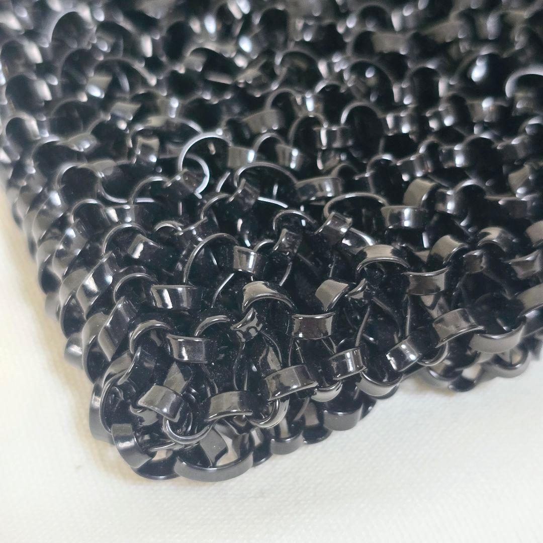 極美品✨アンテプリマ ミディアム チェーン エナメルブラック