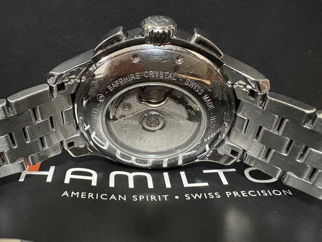 歳末セール中 ハミルトン HAMILTON ジャズマスタークロノグラフ 自動巻き