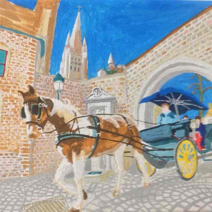 ブルージュ風景画1