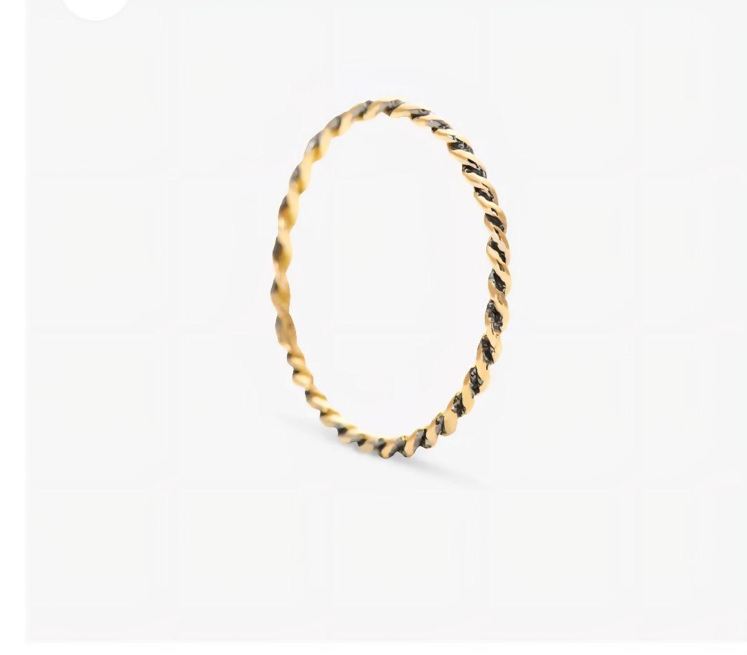 SATOMI KAWAKITA JEWELRY ツイストリング　K18