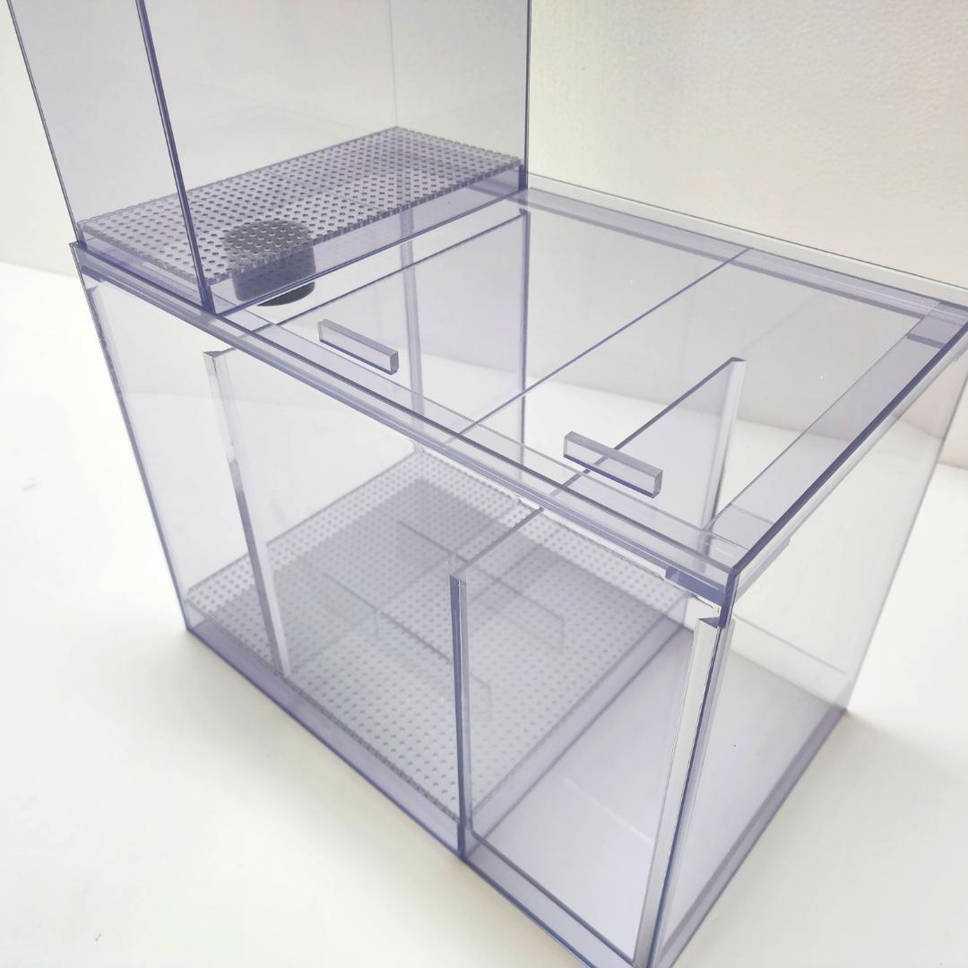 □国産3層式濾過槽□400×250×300h□オーバーフロー水槽用□