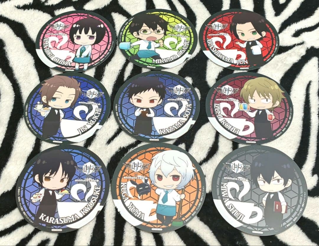 ワールドトリガー アニメイトカフェ コースター ９種類セット バラ売り❌️