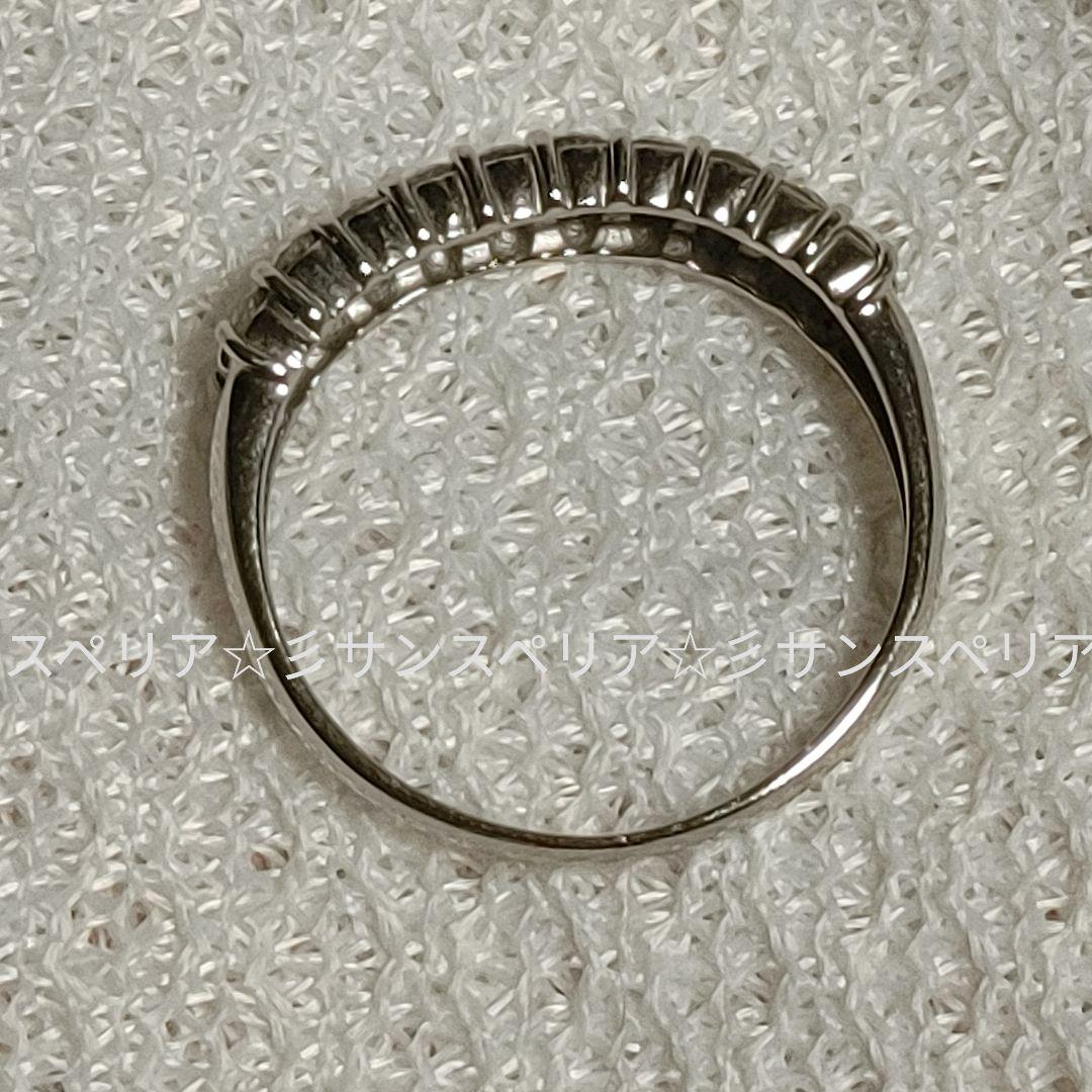 Pt900　ダイヤモンド1.00ctダブルライン リング