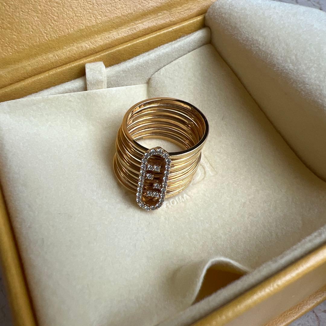 フェンディ　オーロック　リング　S