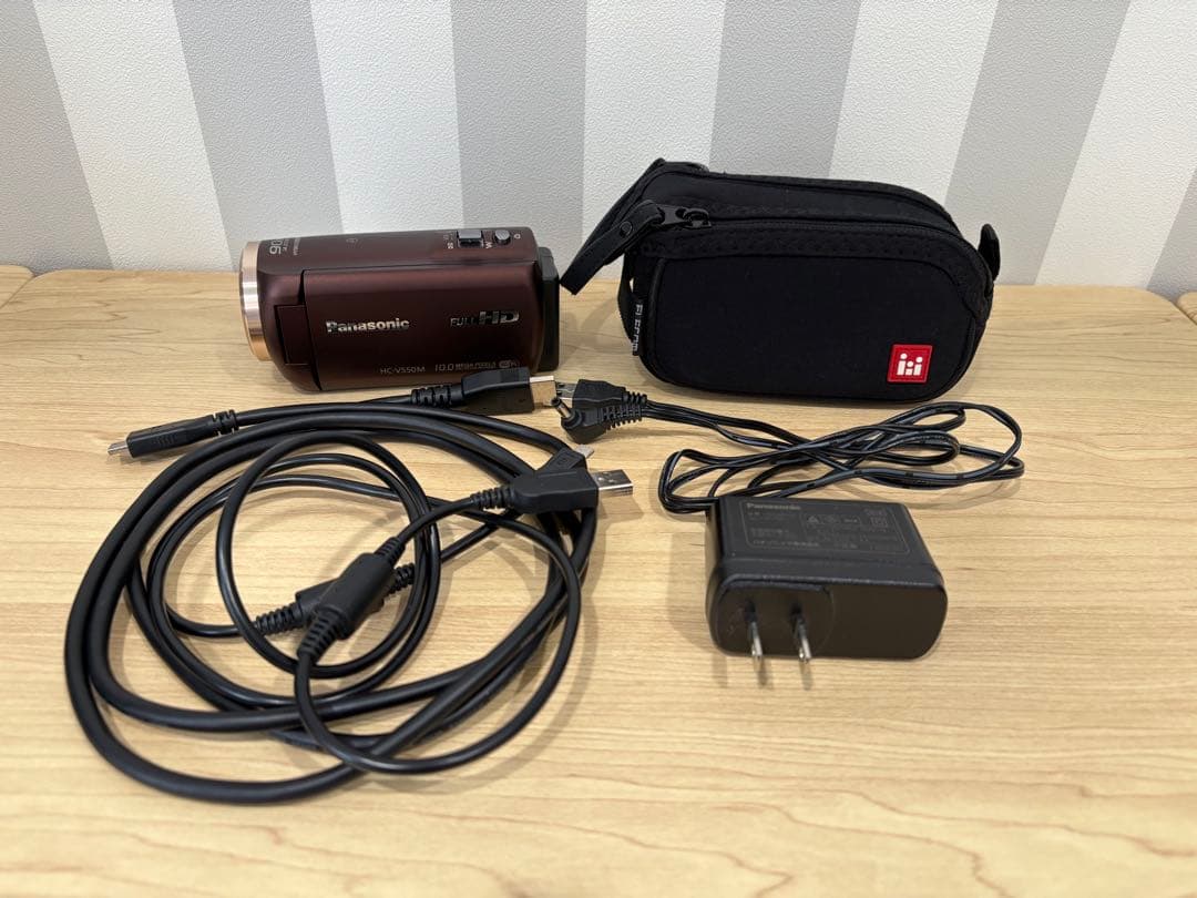 Panasonic HC-V550M ビデオカメラ　美品　茶色