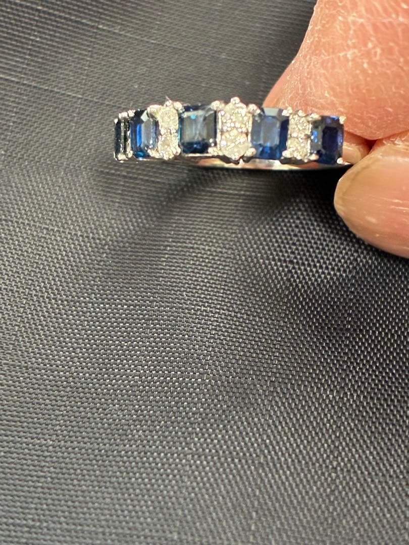 ＰT900 サファイアダイヤモンドリング