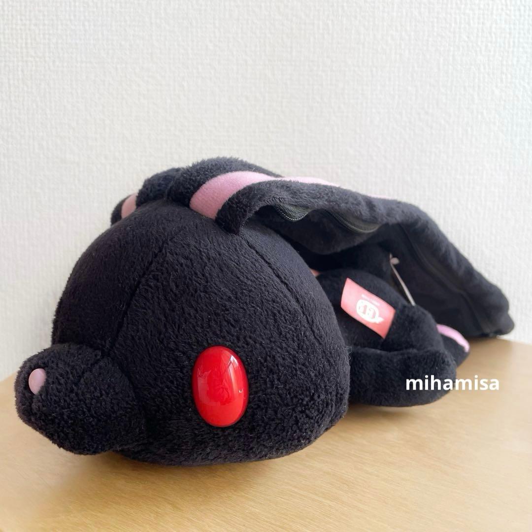 チャックスGP 汎用うさぎ ☆ デュアルペンケース ペンポーチ ブラック