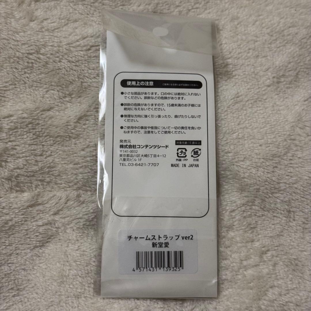 【未使用】境界の彼方 チャームストラップ 新堂愛 キーホルダー マルイ コラボ