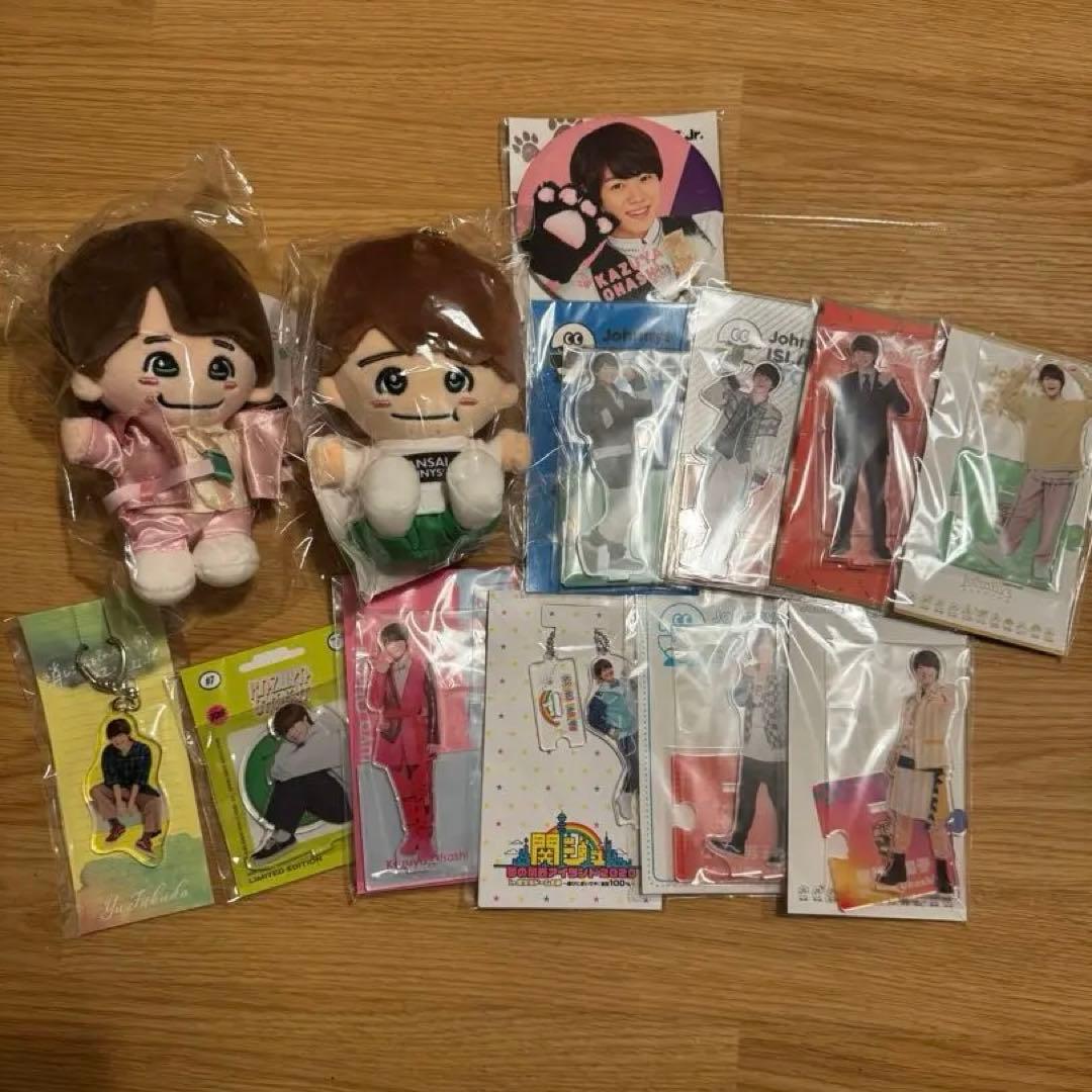 大橋和也　ちびぬい　アクリルスタンド　缶バッジ