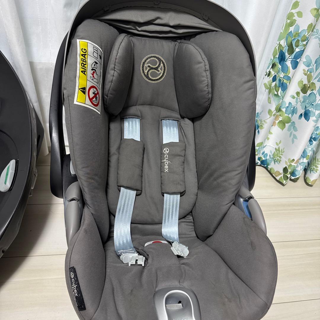cybex ベビーシート サイベックス　チャイルドシート　ISOFIX グレー