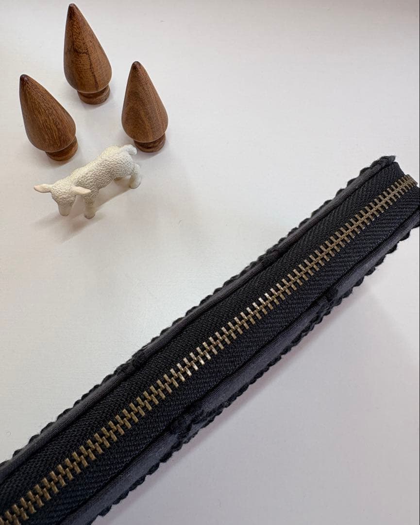 ☆ミナペルホネン☆ラウンドファスナー長財布☆ハンドメイド