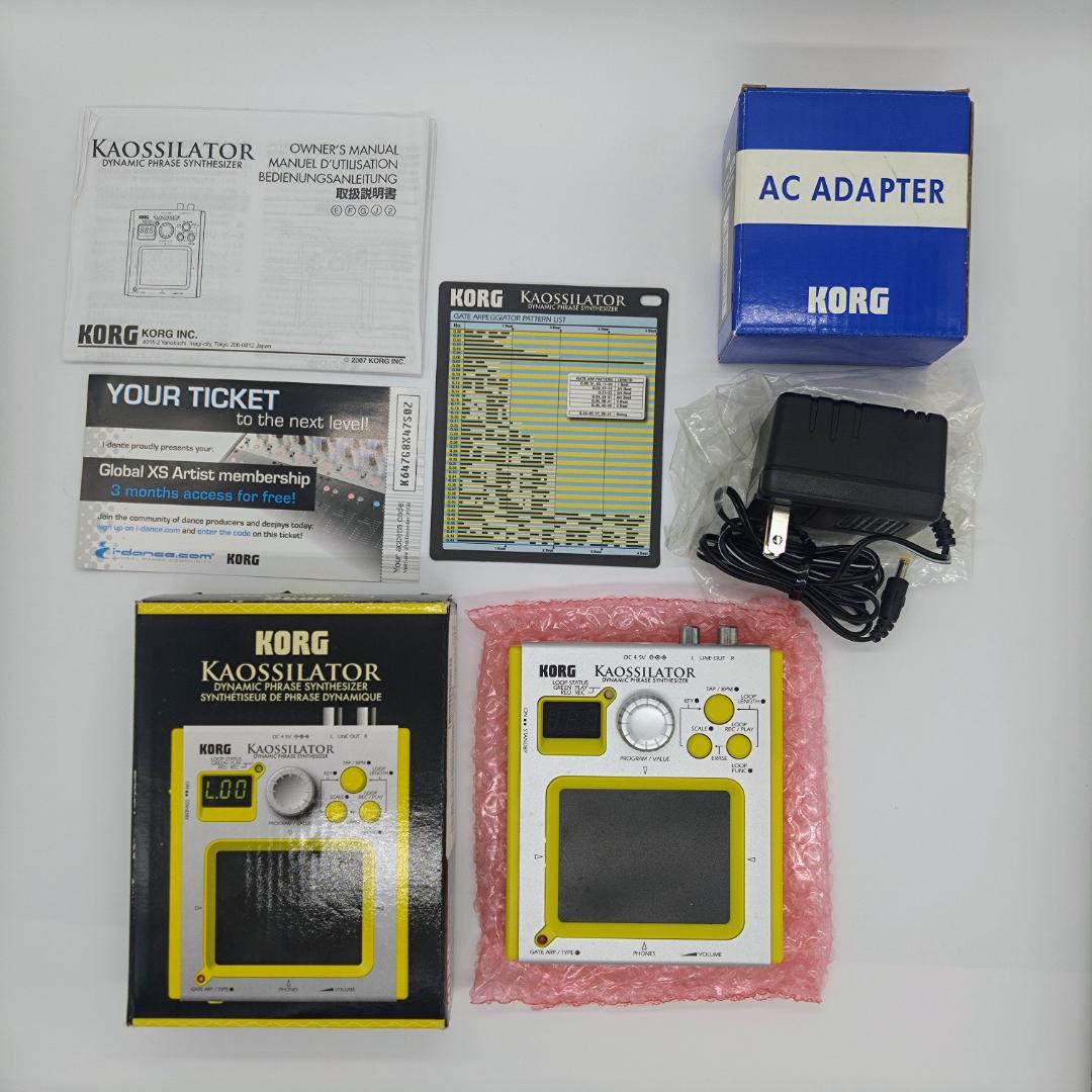【美品】KORG KAOSSILATOR カオシレーター 純正アダプタ付属