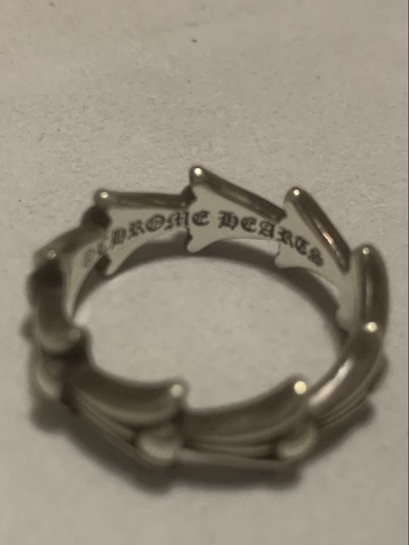 【正規品】Chrome Hearts クロステイルリング　15号