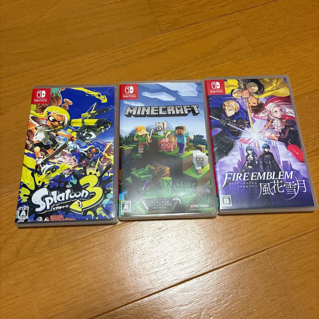 Splatoon3, Fire Emblem風花雪月, Minecraftセット