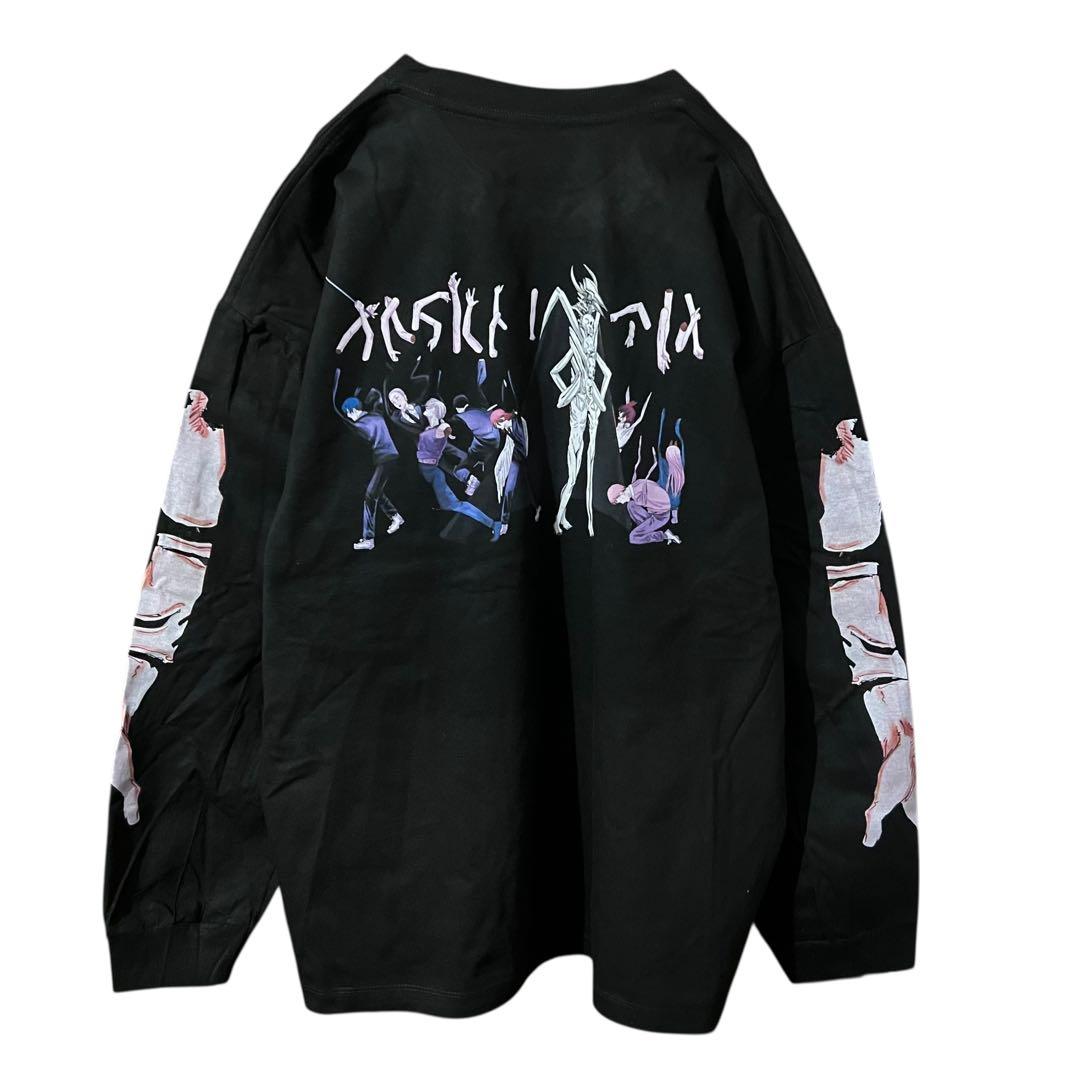 チェンソーマン マキマ Tシャツ ロンT アニメ プリント ブラック 闇の悪魔