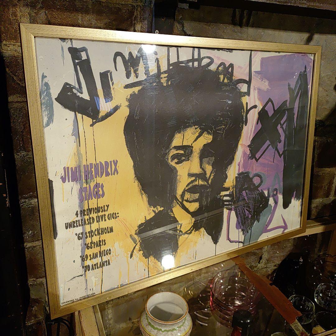 Jimi Hendrix ジミ・ヘンドリックス　ISSEI OGATA　ポスター