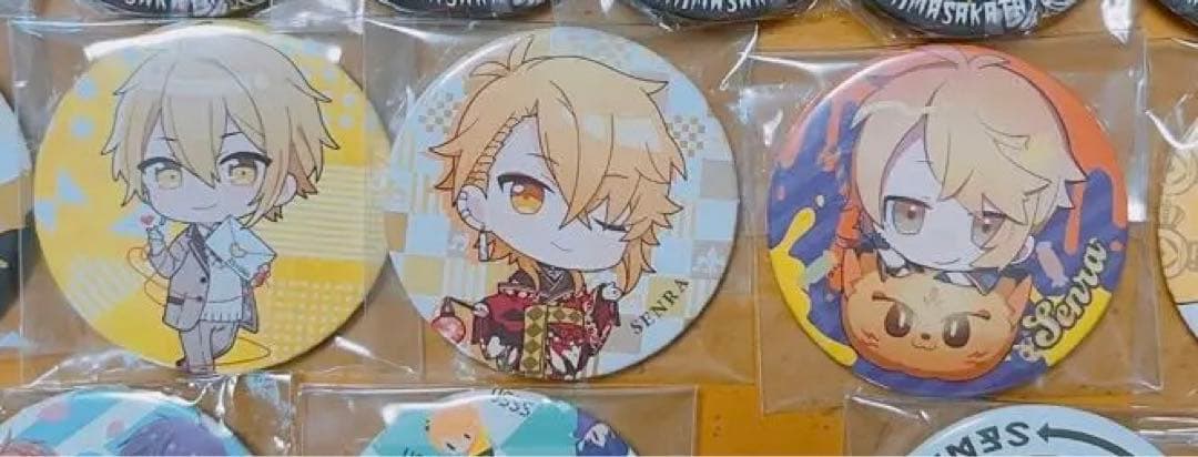 浦島坂田船 センラ サンタ YF 等身 ホロ 花魁 缶バッジ ハロパ ポカフェ