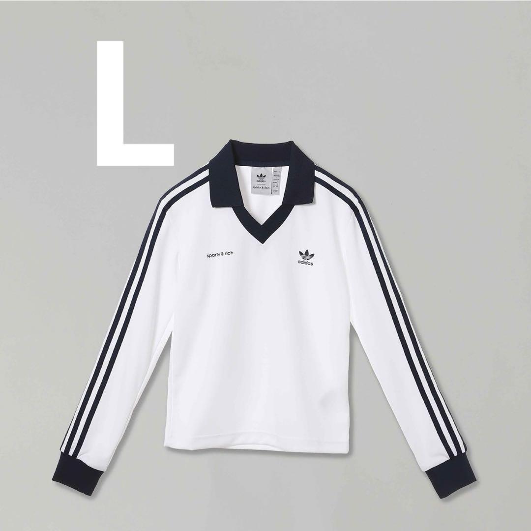 adidas スポーティー & リッチ 長袖ポロシャツ