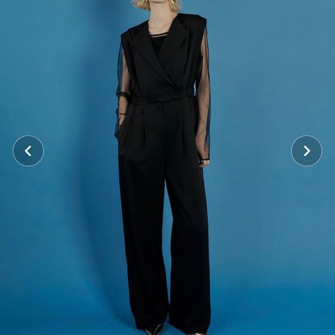 【新品タグ付き】et.UNiVER 2way オールインワン ドレス ブラックS