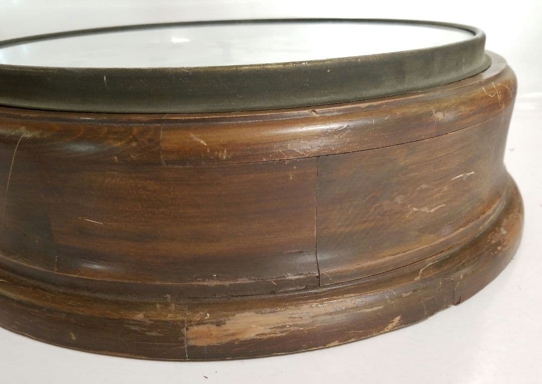 OWARITOKEI 尾張時計 昭和レトロ アンティーク 丸型 柱時計 掛時計