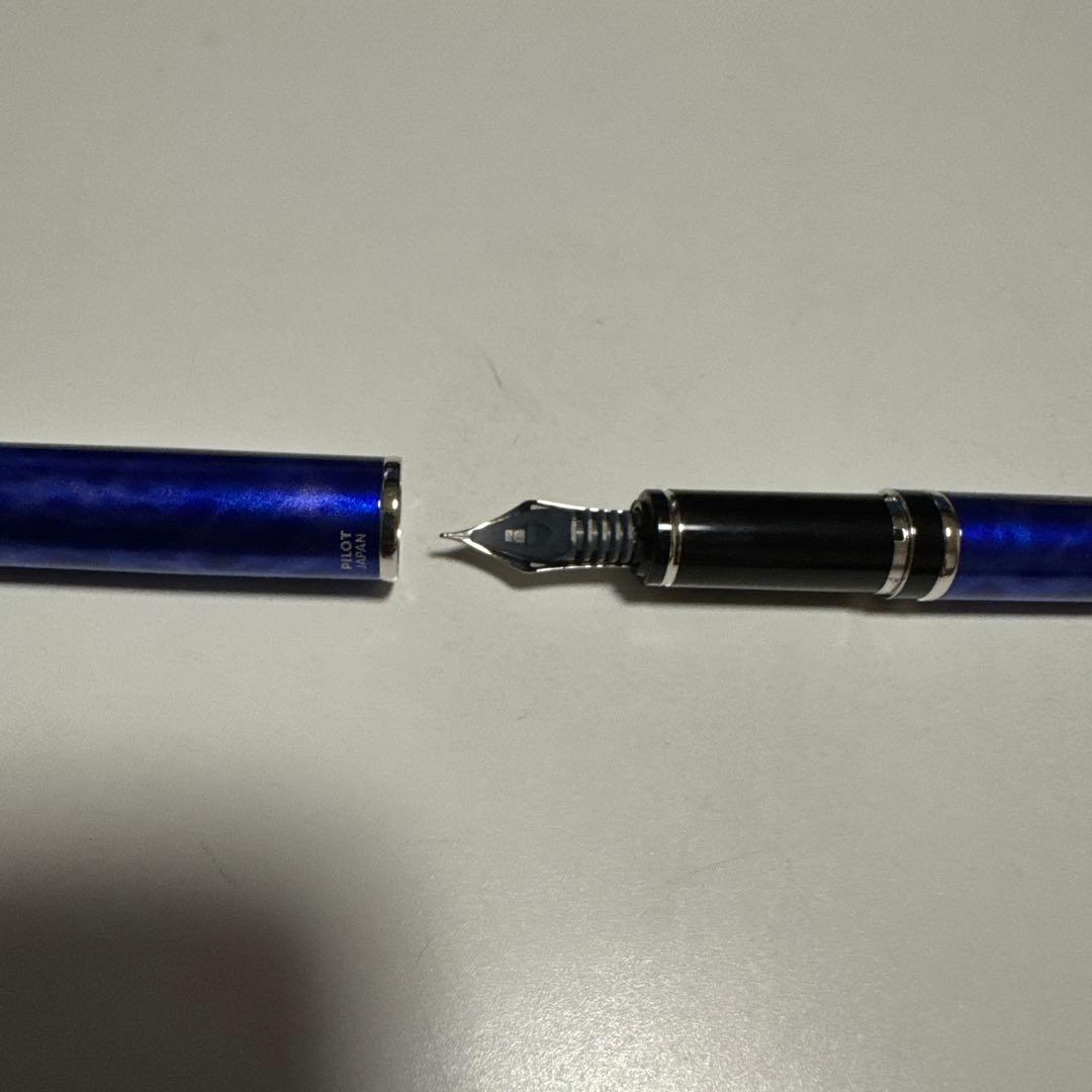 パイロット　万年筆　2013年限定万年筆　グランセ　海　限定版　細字　Ｆニブ