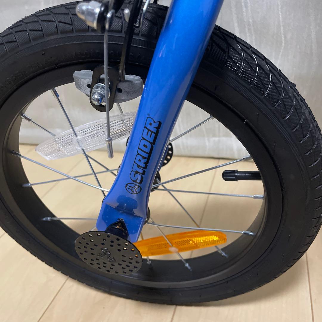 STRIDER ストライダー　14× ブルー　ペダル、スタンド付き
